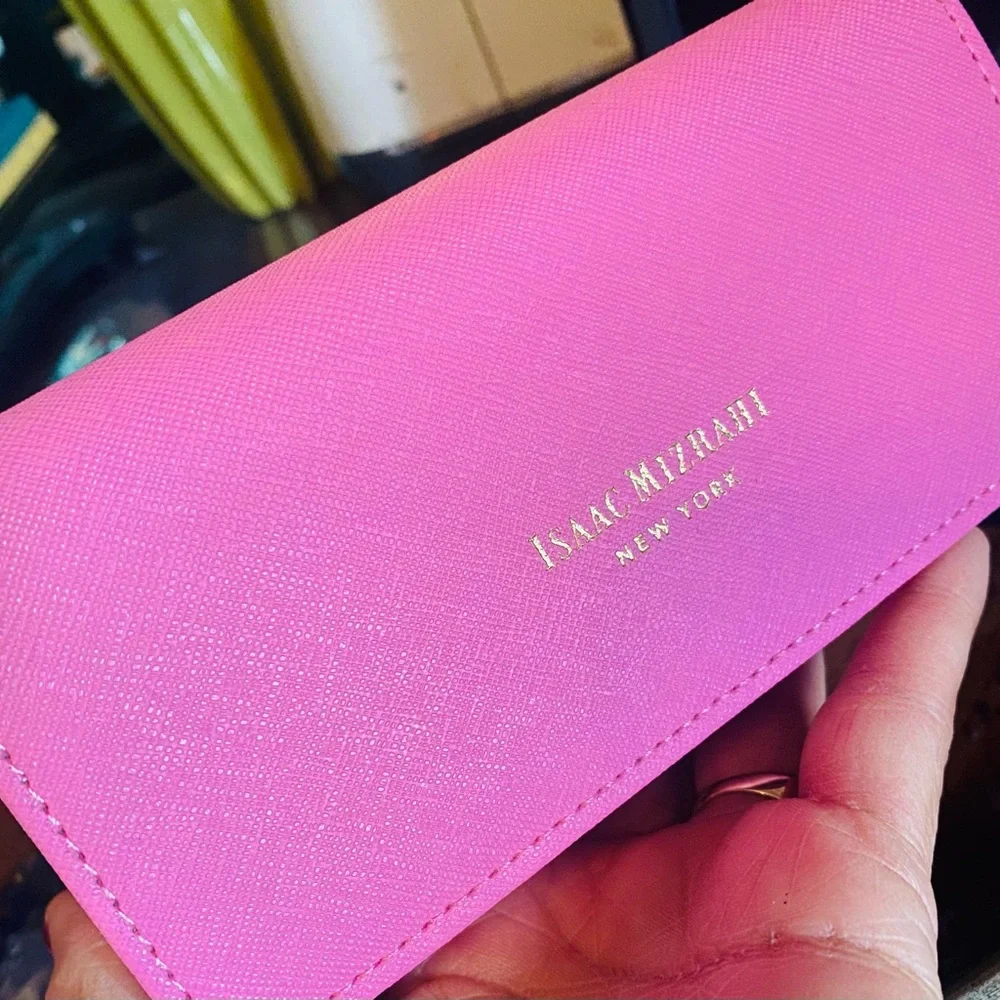 Isaac Mizrahi Pink Eyeglass Case